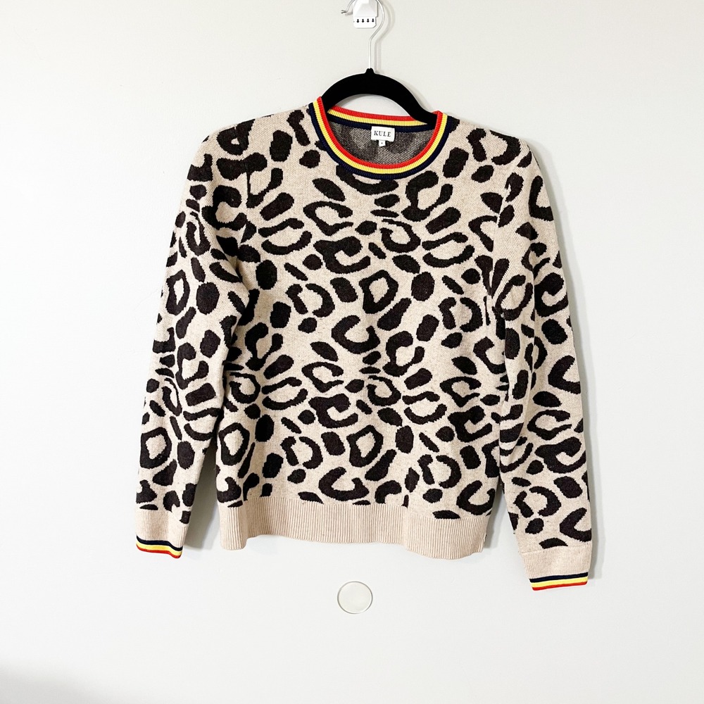 Kule the Stevens sweater leopard‎ women's small
